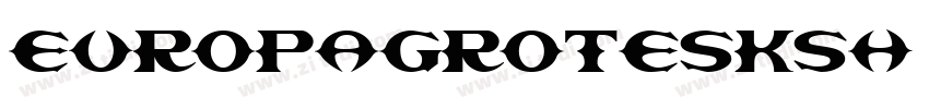 EuropaGroteskSH DemB字体转换
